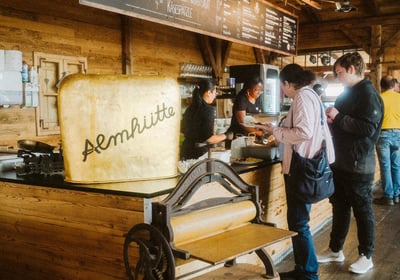 Catering in der Alm auf dem Messegelände Friedrichshafen