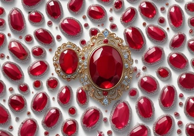 Various crystals and gemstones are scattered across a light background. The stones are predominantly purple, with shades ranging from amethyst to lighter lavender hues. Some stones exhibit sparkling facets, with a mix of raw and polished textures. A few stones also display brown and clear colors.