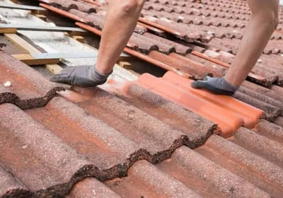 Quality roof repair in London, showcasing a reliable service