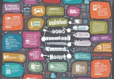 A man is standing on a stage in front of a backdrop with the text 'Social Media Marketing World'. He is wearing a patterned shirt and white pants, gesturing as he speaks. There is a podium with a microphone and two books on it. An audience is seated and listening attentively.