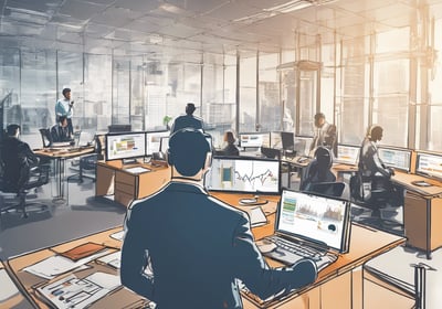 a man riding a skateboard down the side of a ramp