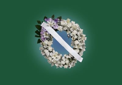 Imagem de coroa de flores Arco americano luxo do grupo maya do serviço funerário de são paulo