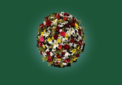 Imagem de coroa de flores B luxo do grupo maya do serviço funerário de são paulo 