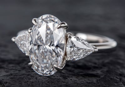 Shambh's Three Diamond Ring