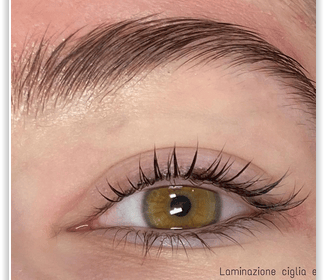 Lminazione Ciglia e Laminazione Sopracchiglia.