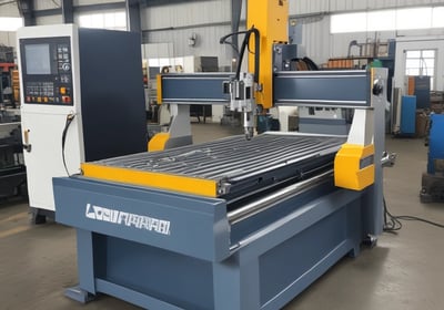A close-up view of a sewing machine needle and presser foot, showcasing the intricate metal parts and threading mechanism against a textured background. The focus is on the metallic components, highlighting the precision and craftsmanship involved in sewing.
