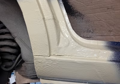 2k epoxy primer used throughout our repairs