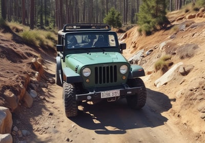 jeep adventure in Troodos mountains
