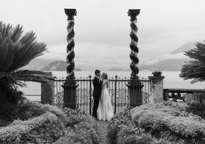 wedding session at Villa Monastero in Lake Como