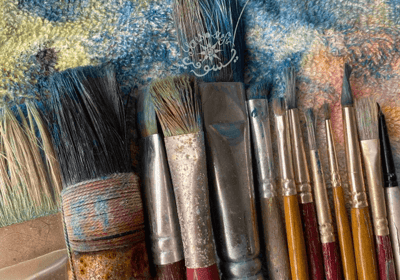 painting brushes of Artist Yous
