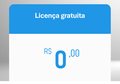 licença gratuita