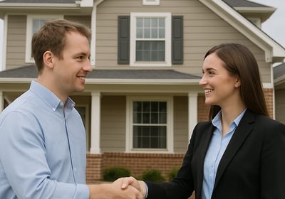 buyer talking to homeowner
