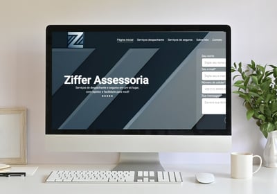História da Ziffer Assessoria, destacando a experiência e compromisso em oferecer serviços de qualid