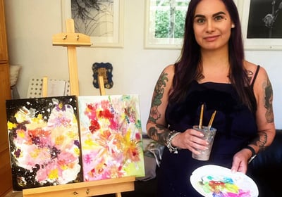 Kreatives Wohlbefinden durch Collage – Ein Workshop mit Diana
