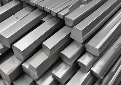 A complex structure of steel beams and riveted metal sheets arranged in an intricate, overlapping manner. The framework suggests an industrial or construction scene with a focus on heavy metalwork.