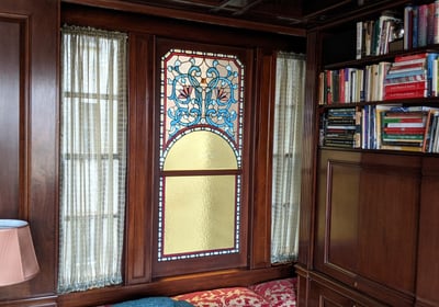custom stained glass door