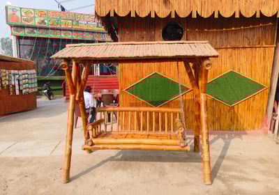 Sarpanch Restaurant Bareilly - Jhoola for sitting and kids entertainment