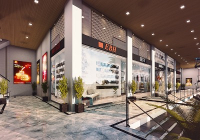 century business park, shoppping arcade, shops