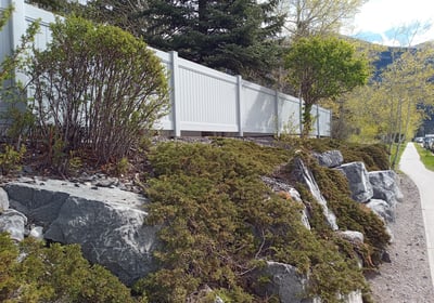 Vinyl fence installation canmore AB