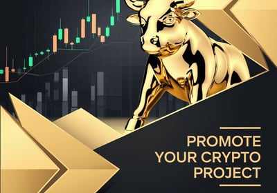 a gold bull with a gold bull on it
