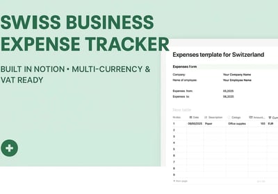 a swiss business expense tracker