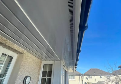 outdoor cleaning services Fife - clean soffit and facias on a residential property