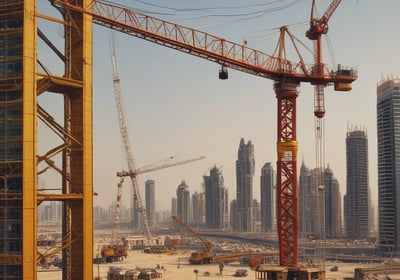 black and grey metal crane photography
