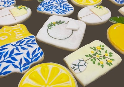 Elegant custom cookies