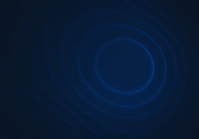 warm blue neon shapes