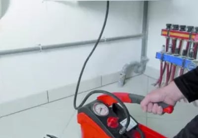 recherche de fuite d'eau détection pompe a epreuve mise en pression TASSIN LA DEMI LUNE