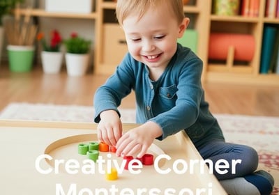 Little boy playing