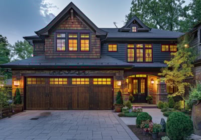 A very clean house with lighting