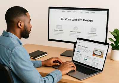 Pour les projets plus complexes, nous réalisons des sites entièrement personnalisés, adaptés à votre