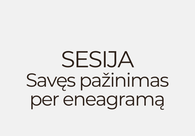 Eneagramos sesija