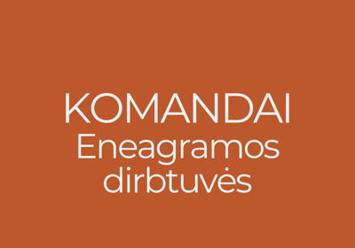 Eneagramos dirbtuvės komandai