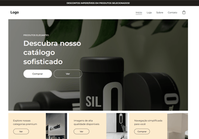 Imagem do modelo de catálogo de produtos criado pela moers