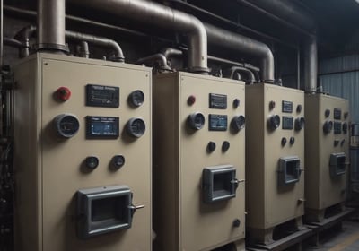Smart industrial automation with sensors, data processing, and connectivity.