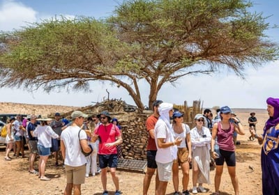 chigaga desert trekking -  Walking with Nomads in  the Moroccan Sahara chigaga desert trekking - trekking in morocco