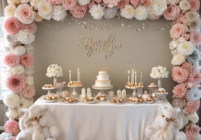 A decorative setup featuring a lightbox with the word 'WEDDING' and a cutout of the word 'love' placed on a white surface. There is a small glass box with a rose, surrounded by dried flowers and greenery. The scene is softened by the presence of delicate pampas grass in a vase.