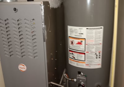 Furnaces, water heaters, gas or electric services 