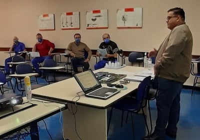 Capacitação e treinamento de equipamentos de medição