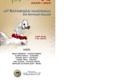 41 International Arabian Horse Show in Brazil - 2022/Jul