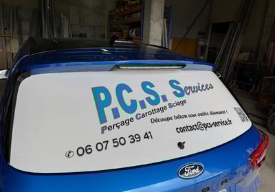 Microperforé lunette arrière