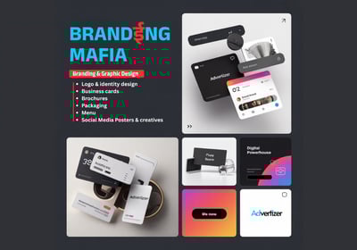 Designing brand identity and marketing graphics at Advertizer Digital Powerhouse for impactful visua