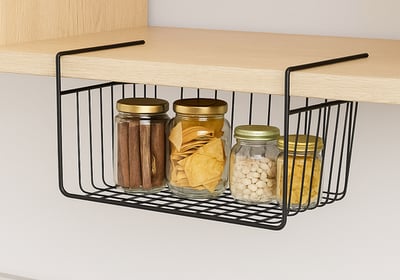 Under-shelf kitchen storage basket – custom-made for businesses seeking quality storage solutions