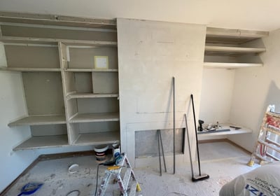 meuble en plâtre