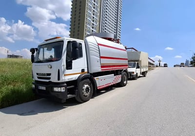 kanalizasyon vidanjör aracı