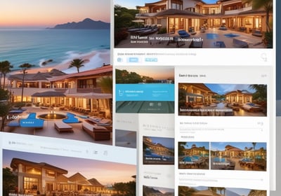 A large sign with the text '#DESTINATION UTTARAKHAND' stands prominently in an outdoor setting. The letters are bold and colorful, positioned against a backdrop of a stadium-like structure with flags of various colors around. People can be seen in the background walking across the area.