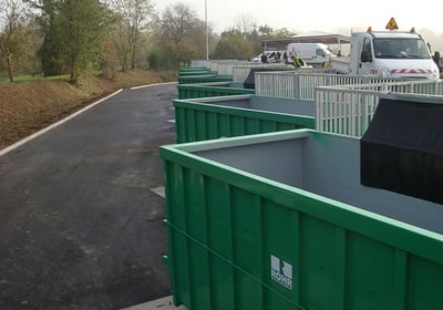 Bennes de recyclage pour le tri des déchets par Les Débarrasseurs Lyonnais à Lyon, Vienne, Heyrieux