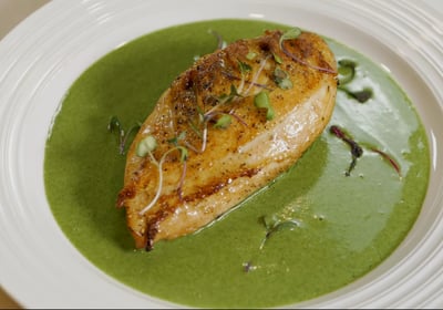 How to Make Herb Velouté Sauce with Chicken Breast